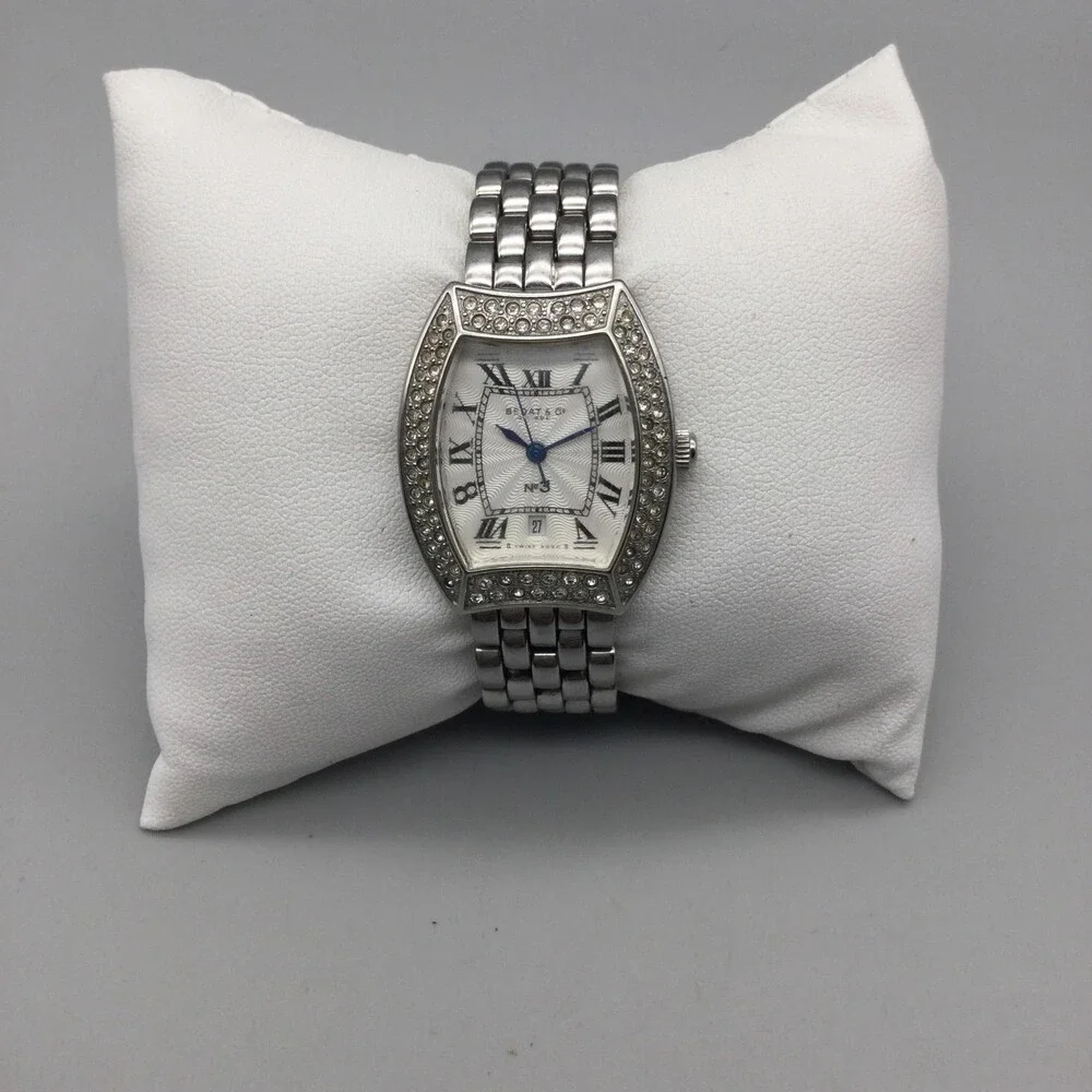Bedat & Co No. 3 Womens Watch 26mm Diamond Bezel Swiss Made New Battery 5.75